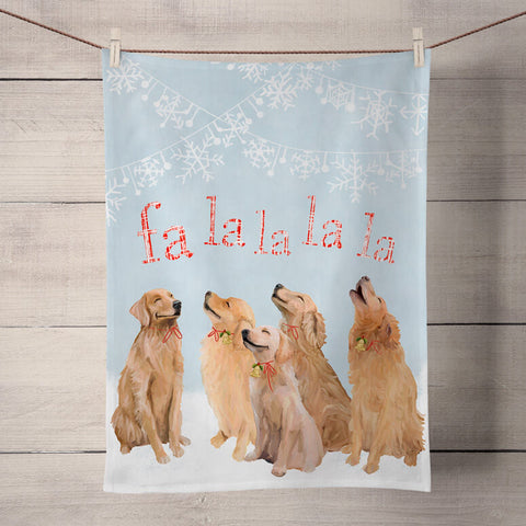 Kitchen Towel - 5 Goldens Singing