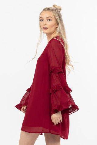 Swing Dress - Black or Maroon