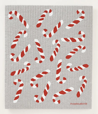 Swedish Cloth - Candy Canes