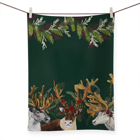 Kitchen Towel - Flora & Fauna Antlers